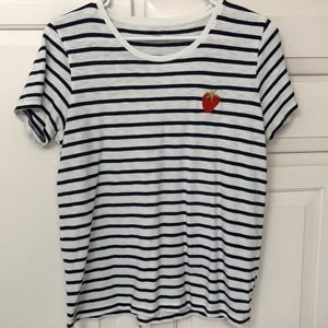 Jcrew striped tee